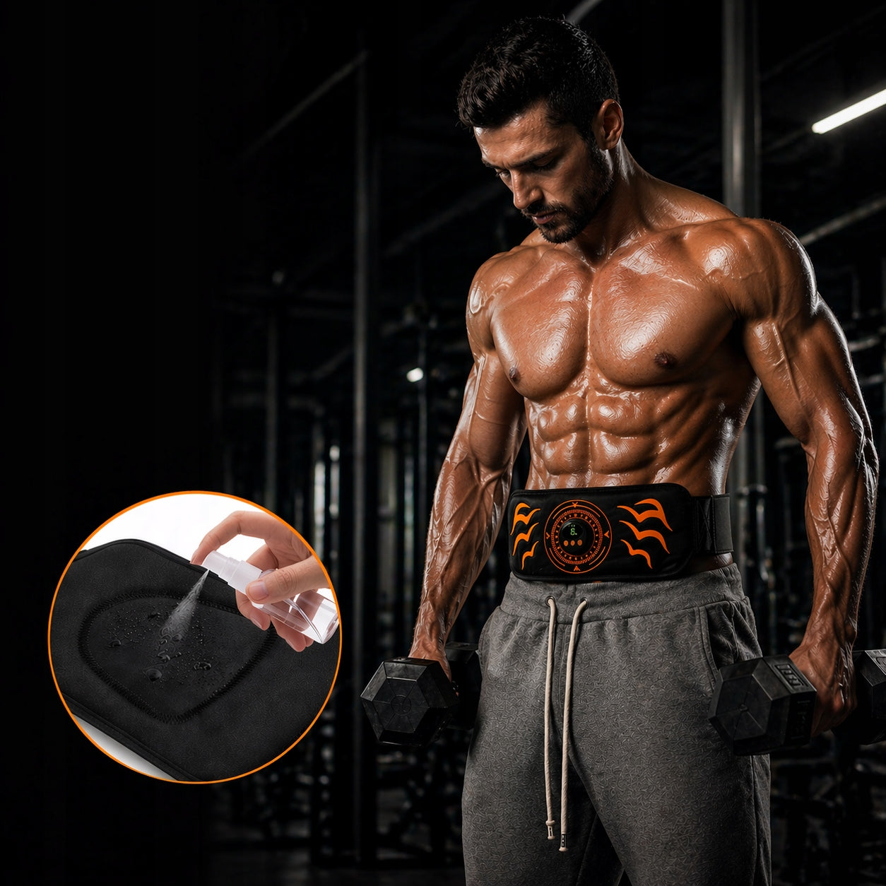 Abdominal Muscle ElectroStimulator Slimming Belt ABS 6 Modes UNIVERSAL Manufacturer code 4894313648891