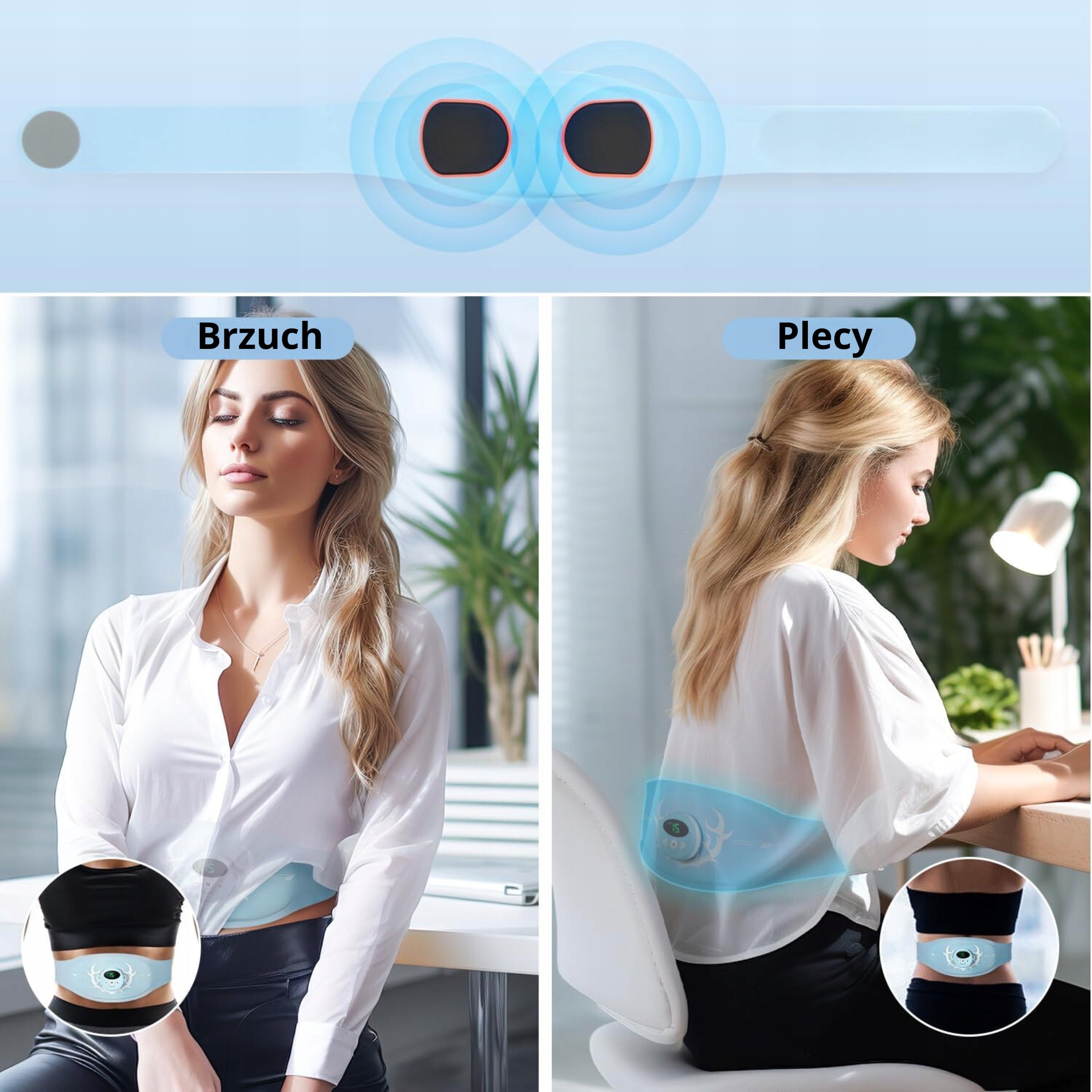 Abdominal Muscle ElectroStimulator Slimming Belt ABS 6 Modes UNIVERSAL Manufacturer code 5906892103056