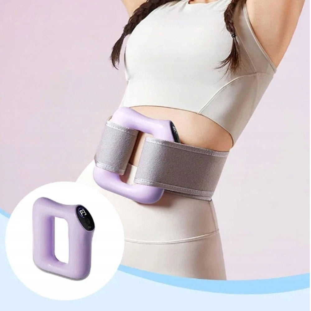 Abdominal Muscle Electrostimulator Slimming Belt With Vibration Heating Packaging status original