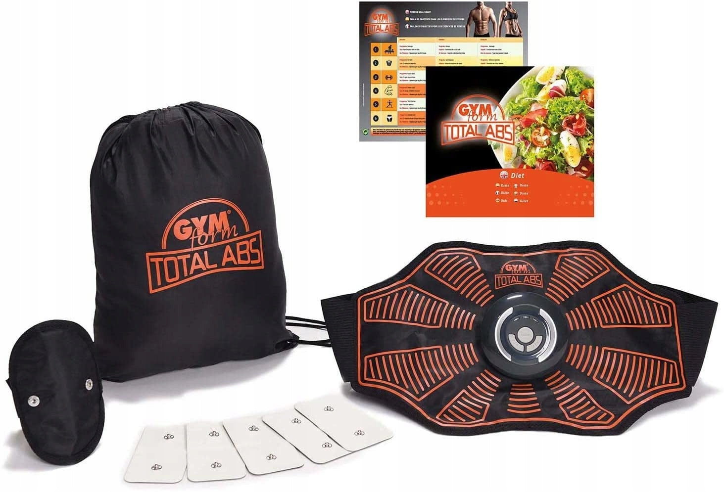 Abdominal Muscle Electrostimulator Vibrating Belt Gymform Universal Size