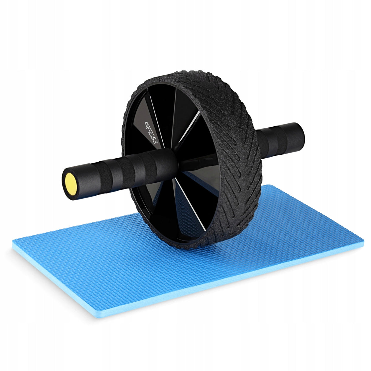 Abdominal Muscle Exercise Wheel Training Wheel 4FIZJO ABS WHEEL yellow