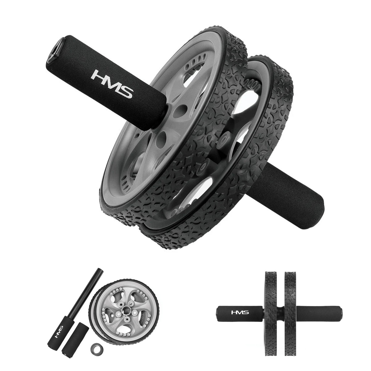 Abdominal exercise wheel double ab roller fitness roller for home HMS
