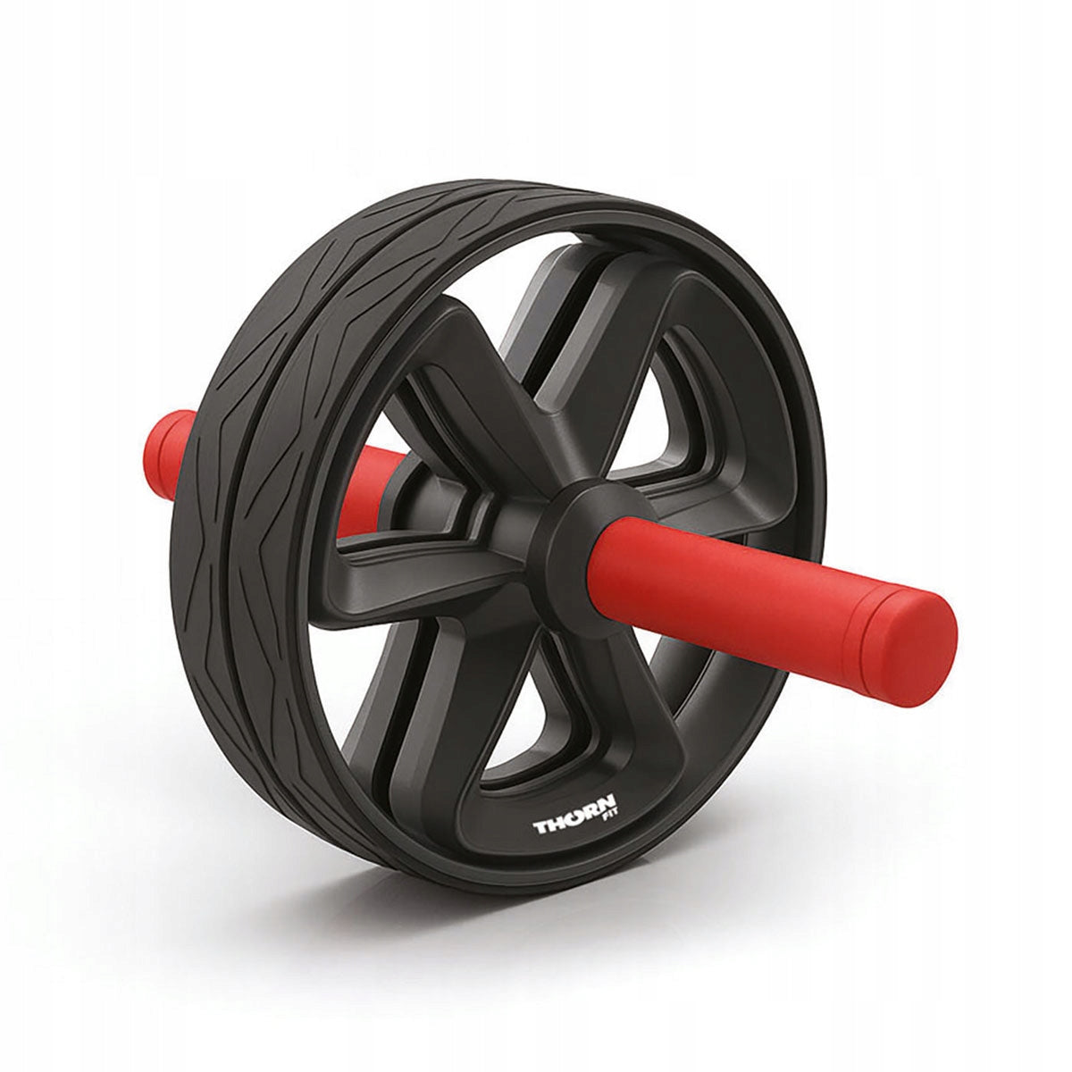 Abdominal muscle exercise wheel red THORN FIT