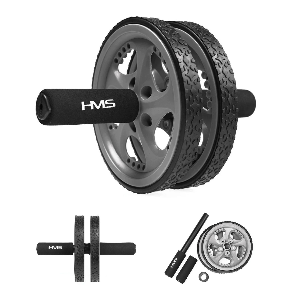 Abdominal roller circle double ab roller back exercise device HMS