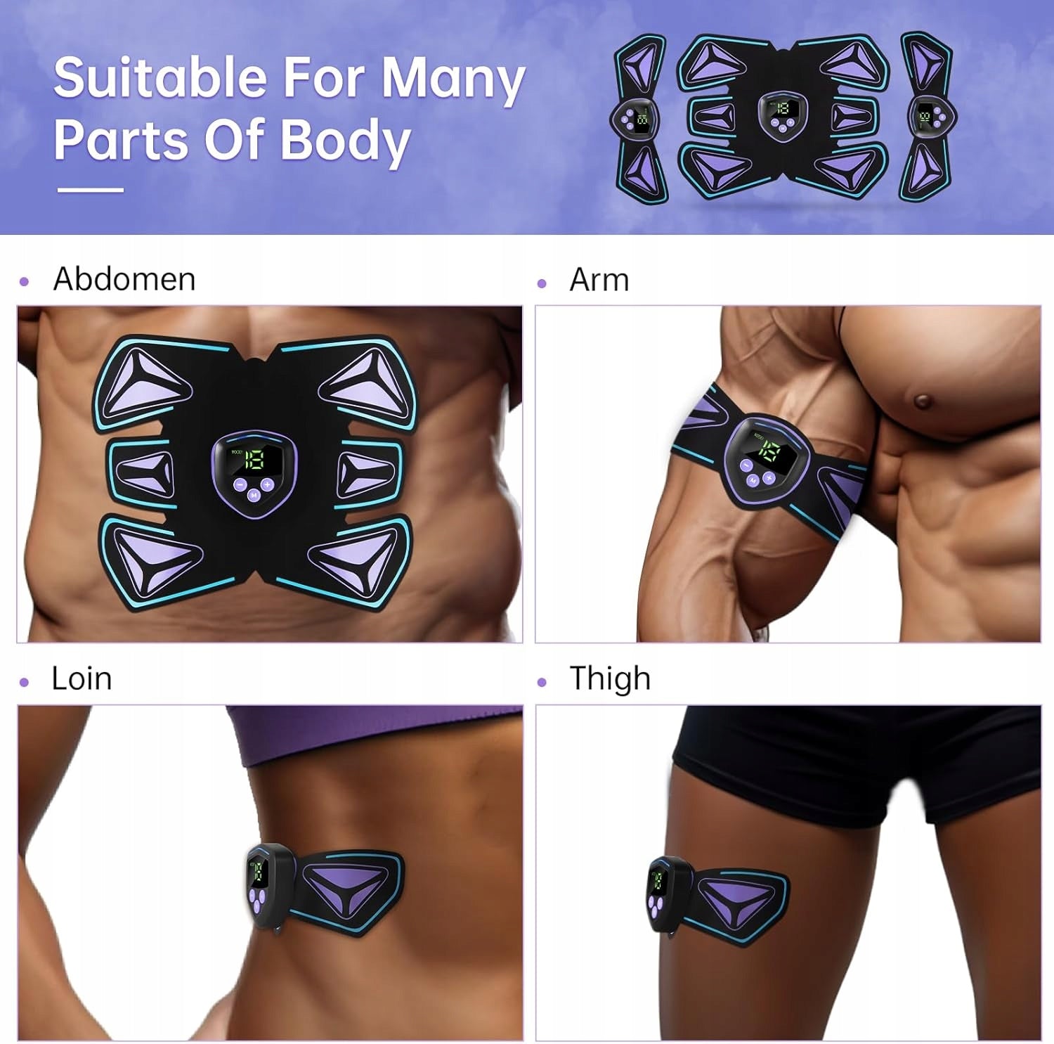Abdominal training device 8 modes electric muscle stimulator Brand no brand