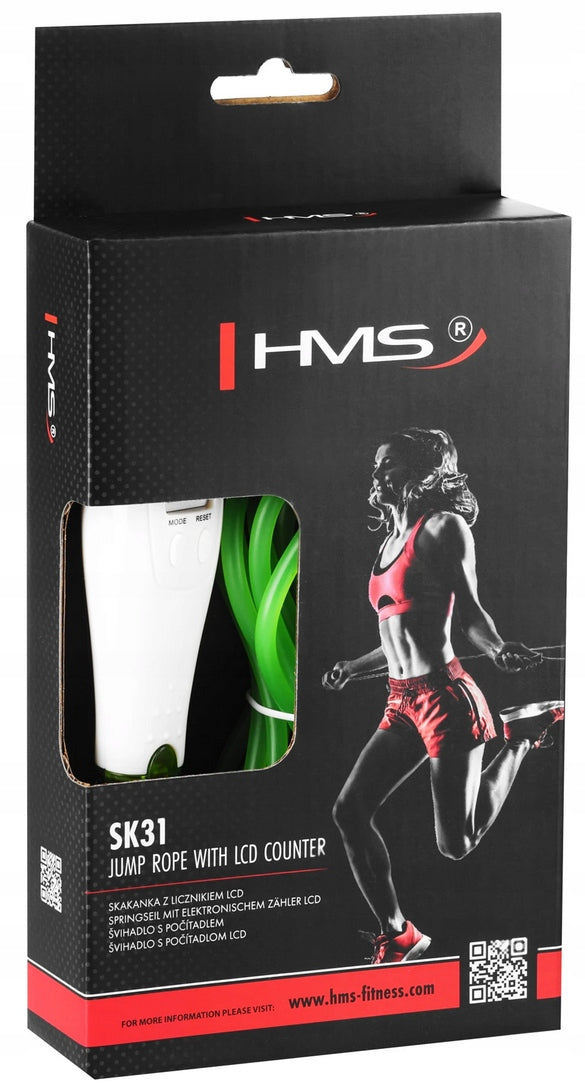 Abisal Jump Rope with LCD Counter HMS SK31Crossfit Fitness 1 pc Rope length 275 cm