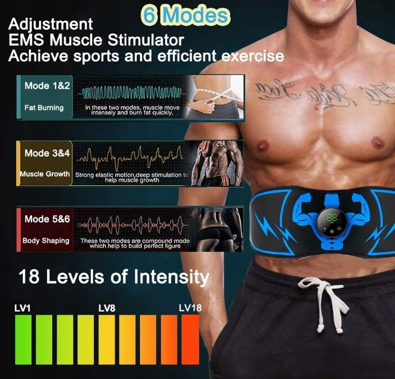 Abs Trainer Muscle Stimulator, Abdominal Muscle Firming Belt Packaging status original