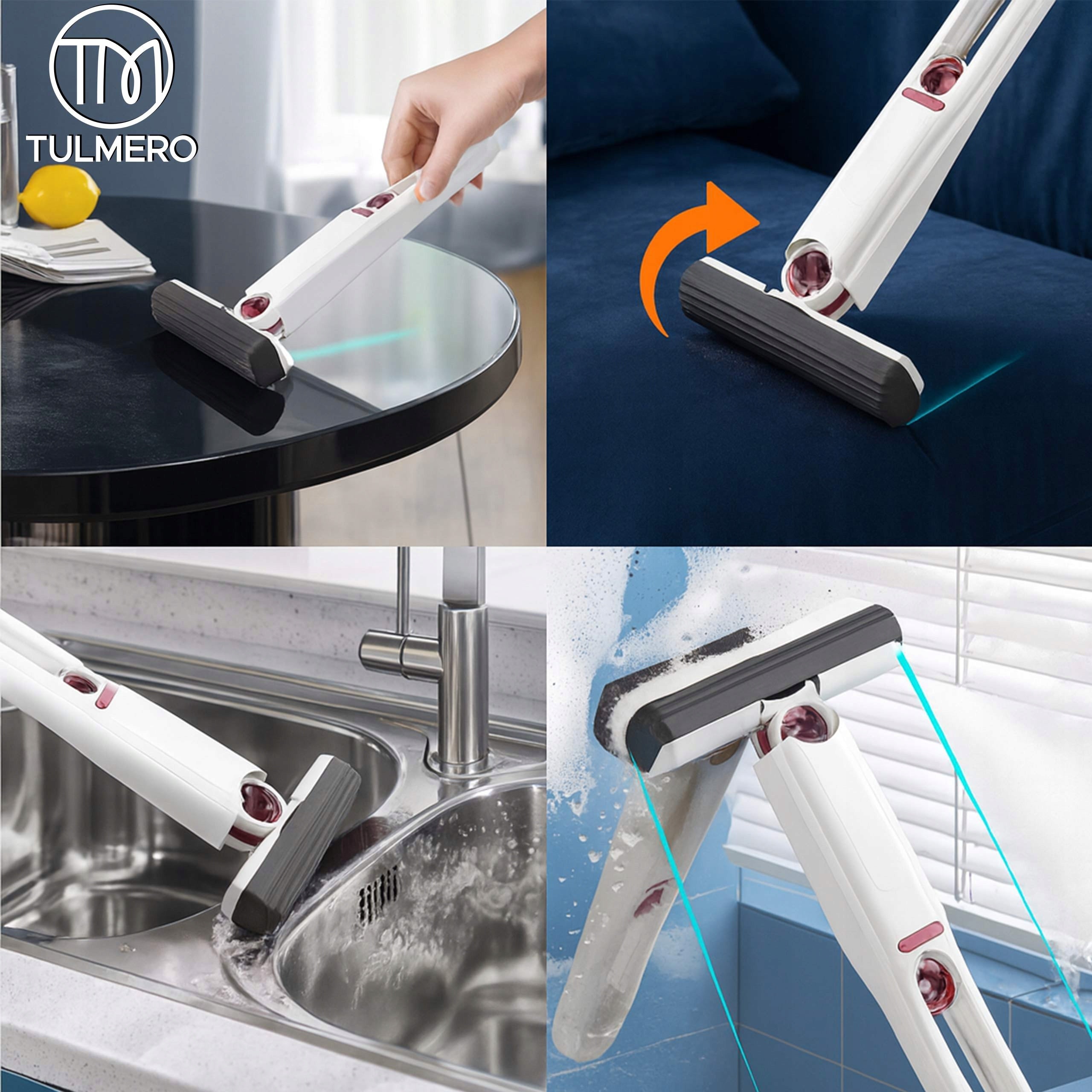 Absorbent Portable Mini Cleaning MOP Folding Touchless Automatic Packaging status original