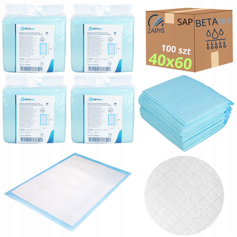 Absorbent foundations for SCROLLING SAP 40x60 BETAtex+ by ZARYS 100 pcs.