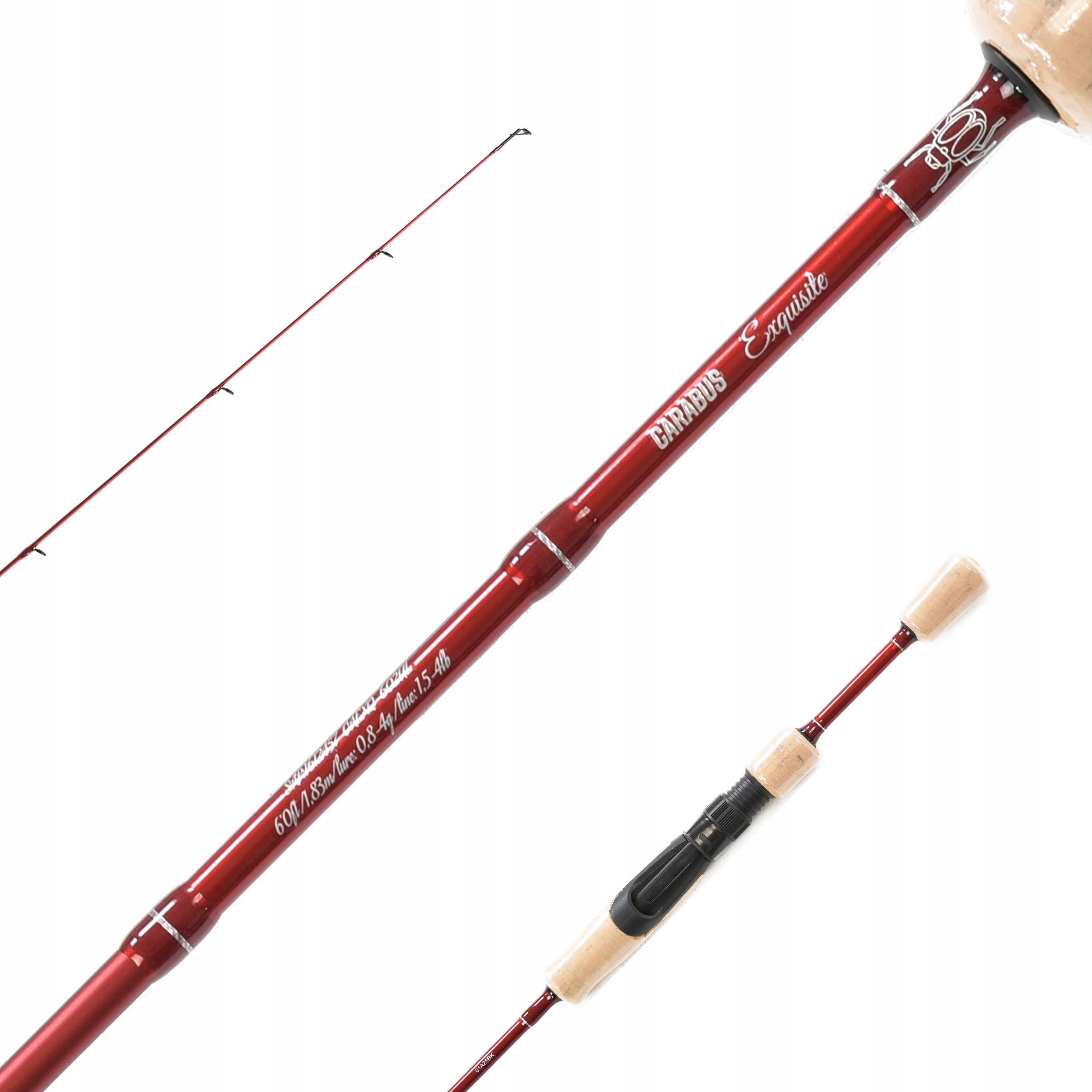 Abu Garcia Carabus Exquisite Spinning Rod 1,83m 0,8-4g for microbaits Brand Abu Garcia