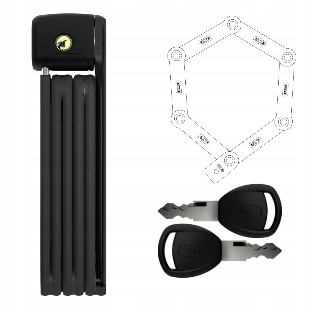 Abus Bordo Lite 6055 SH Folding Clasp Lightweight Handy 85cm