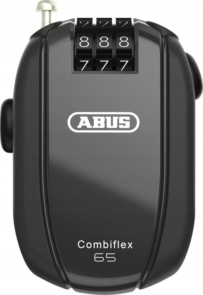 Abus Combiflex STOPOVER Padlock with coiled cable 65 Black