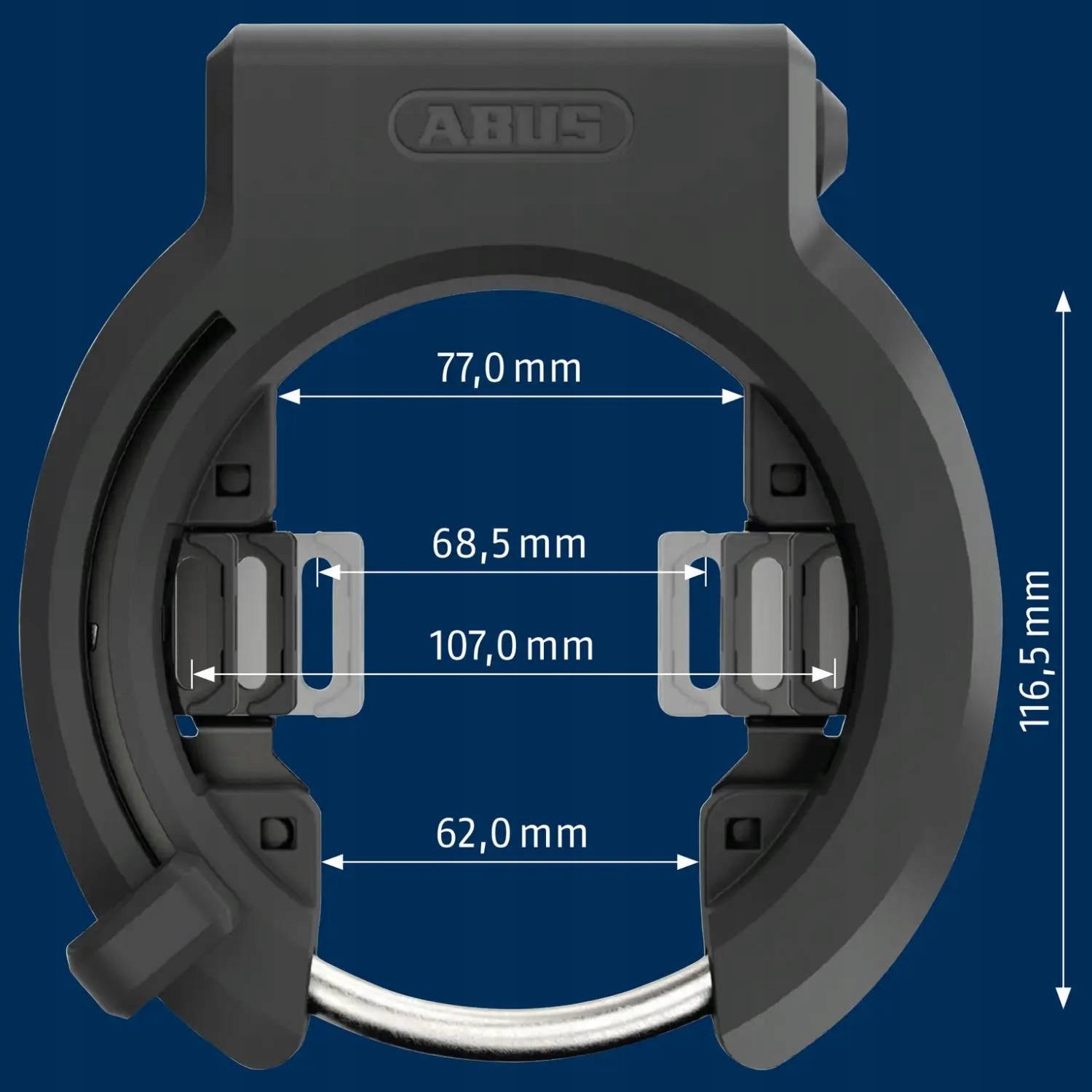 Abus Xplus 6950M ART 2 rear bicycle wheel lock Brand Abus