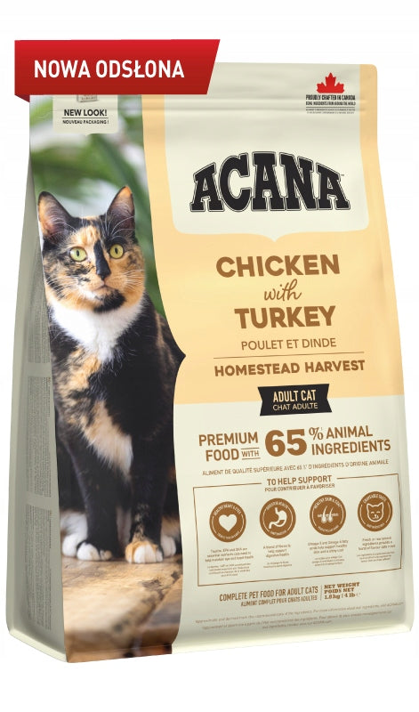 Acana Cat Homestead Harvest 4 lbs (1.8kg)