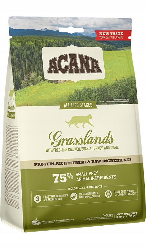 Acana Grasslands Cat 340g Dry Cat Food