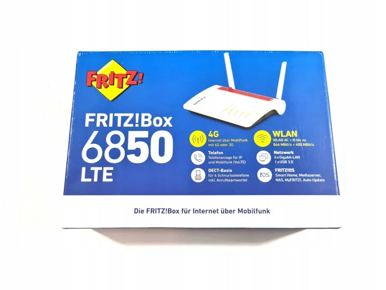 Access Point, Repeater, Router AVM FRITZ!Box 6850 LTE 802.11ac (Wi-Fi 5)