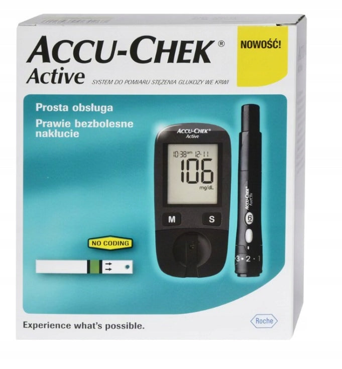 Accu-Chek Active glucose meter - set!