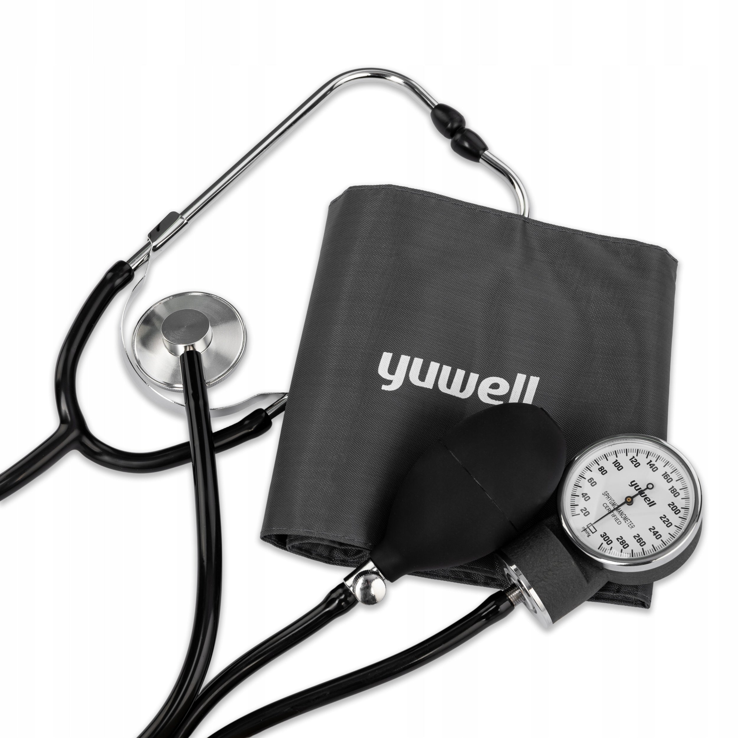 Accurate clock blood pressure monitor with YUWELL stethoscope
