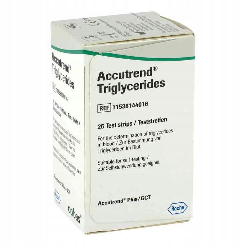 Accutrend Triglycerides Test Strips 25 Pcs