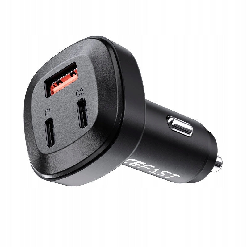 Acefast car charger 66W 2x USB Type C / USB, PPS, Power Delivery, Output current 5000 mA