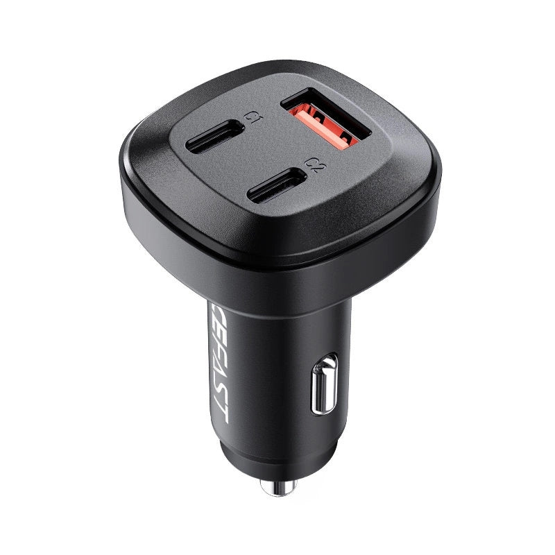 Acefast car charger 66W 2x USB Type C / USB, PPS, Power Delivery,