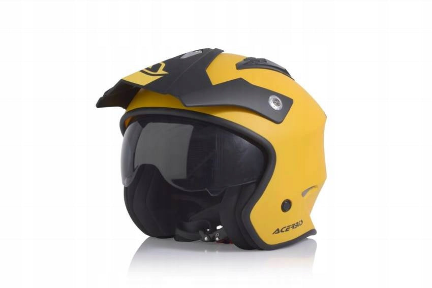 Acerbis Aria Scooter Trial helmet yellow S