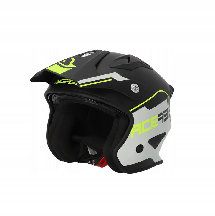 Acerbis Open Jet Helmet with Aria Blend Black White Yellow XXL EAN (GTIN) 8052796791954