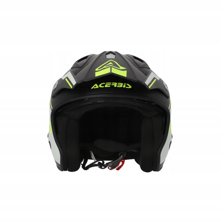 Acerbis Open Jet Helmet with Aria Blend Black White Yellow XXL Manufacturer's catalog number 0025055.457.069