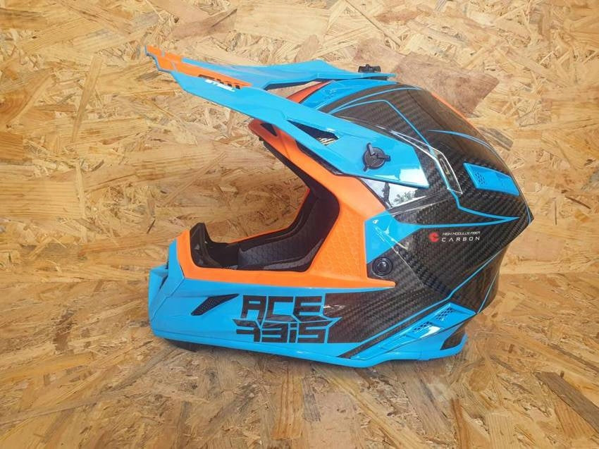 Acerbis Steel Carbon helmet with paint defect S