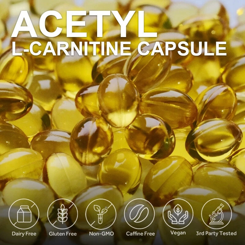 Acetyl-L-Carnitine 1500 mg fat burner, energy support system Packaging status original