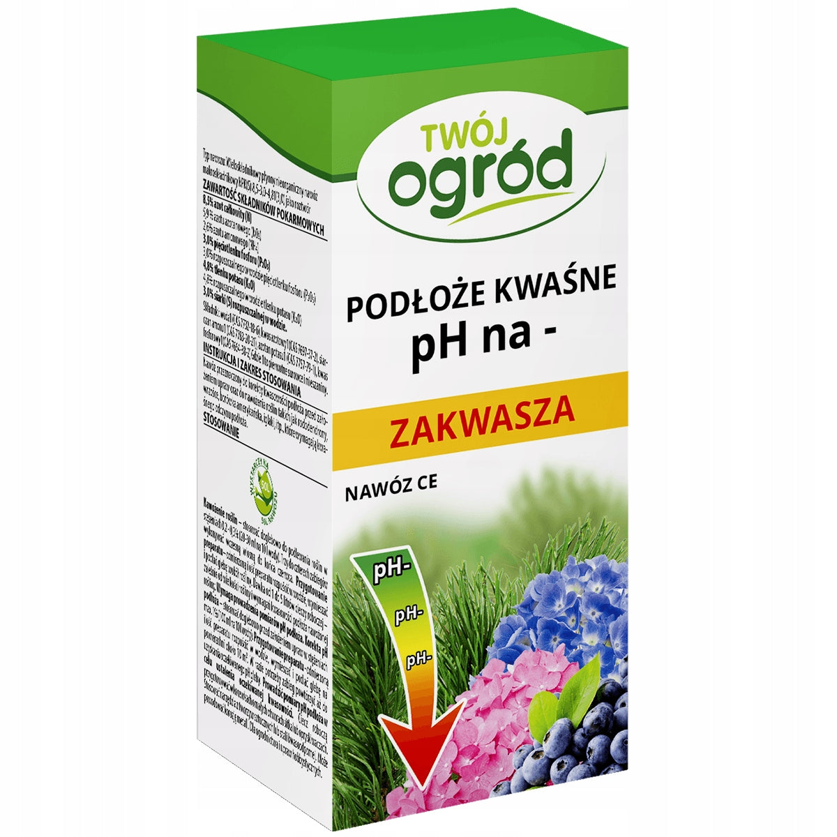 Acidifying fertilizer for pH regulation Acidic substrate pH 100ml