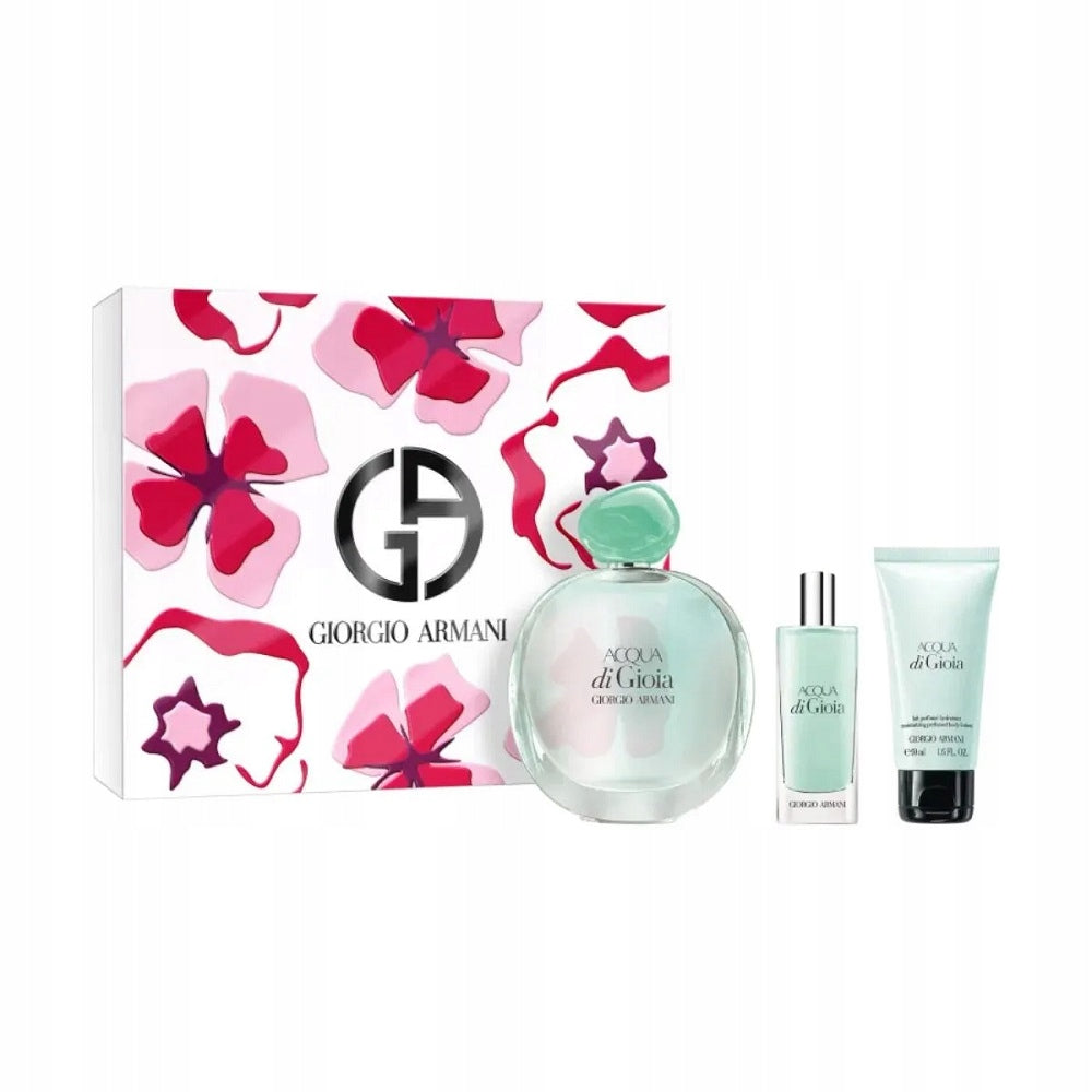 Acqua di Gio Eau de Parfum Spray Set 100ml Body Lotion 50ml