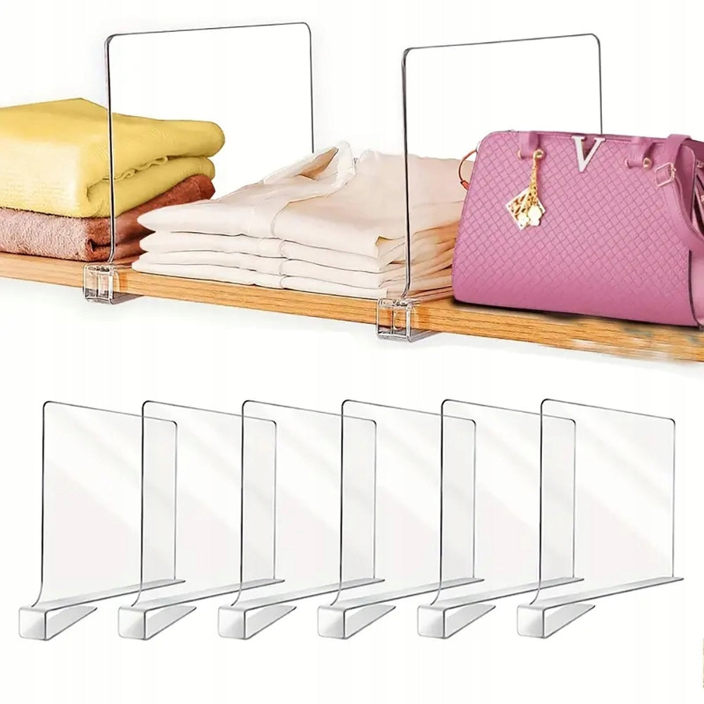 Acrylic Partitions For Wardrobes, Multifunctional Partitions Transparent 30x20cm Manufacturer code Przegrody akrylowe do szaf
