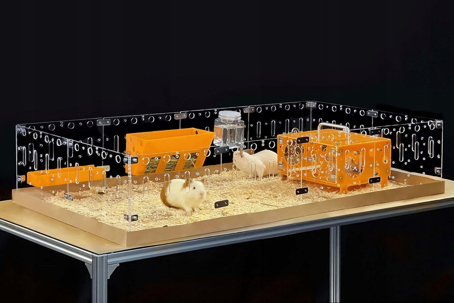 Acrylic cage 122x61cm for guinea pigs, rabbits and small animals Manufacturer code B0C8BLNXHT