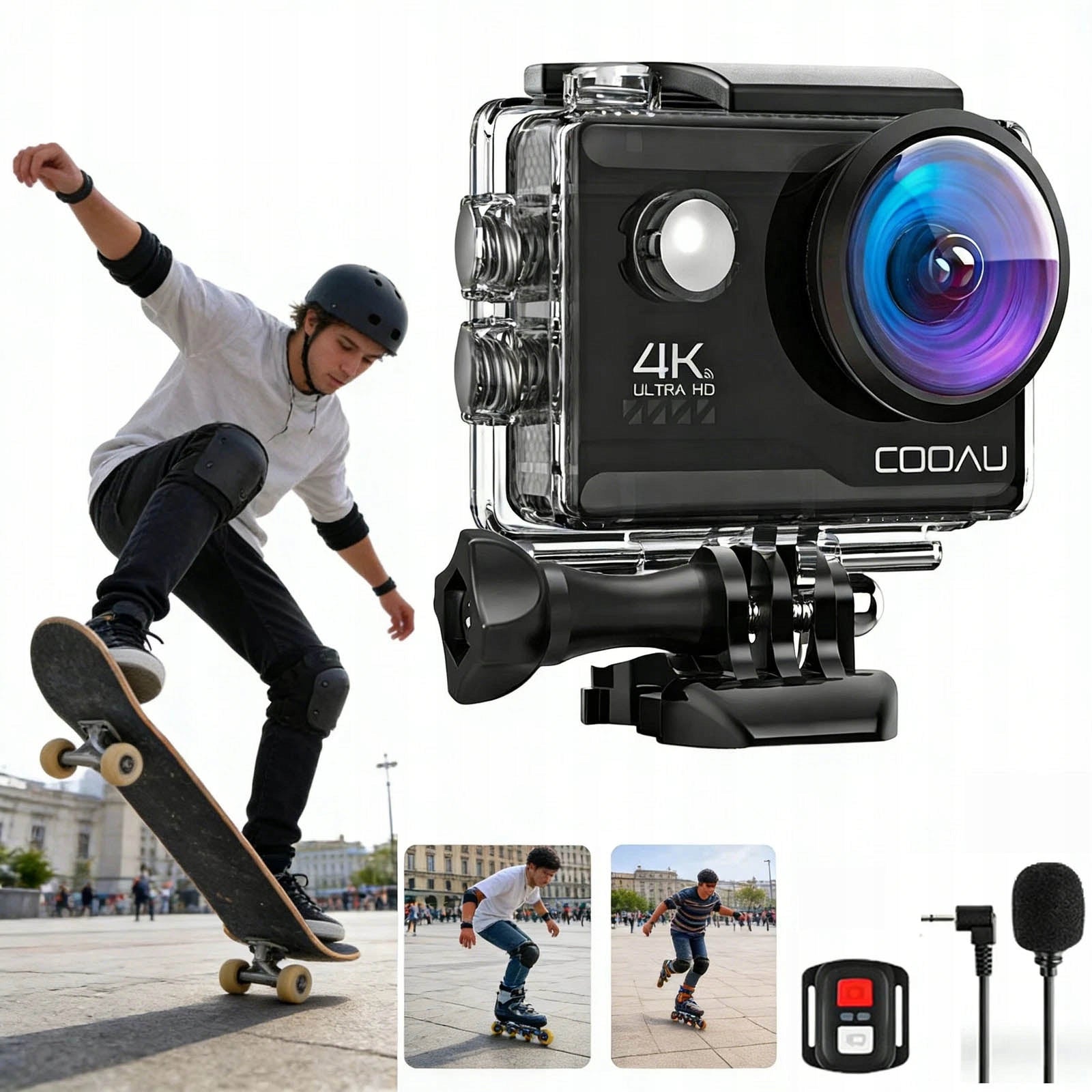 Action Cam 4K 60FPS UHD EIS Sports Camera Video WiFi Driving Recorder