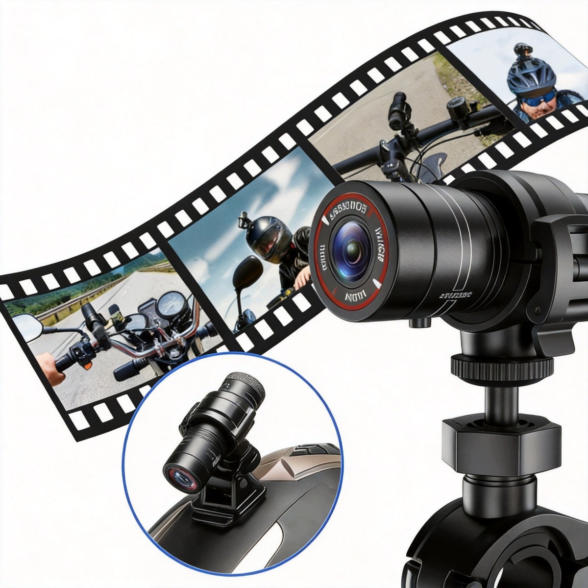 Action Camera With Battery 2.5h 1080p 120° Wide Angle Waterproof Model 4058812911256