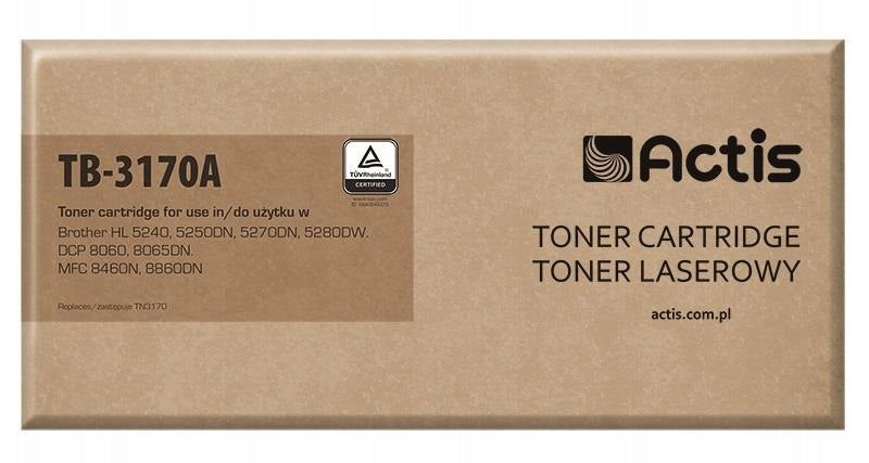 Actis TB-3170A Toner Cartridge (Brother TN-3170 Replacement; 7000 Pages; Black