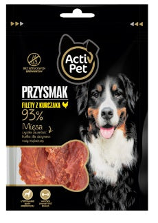 Activ Pet Dog Treat Fillets Chicken 100g