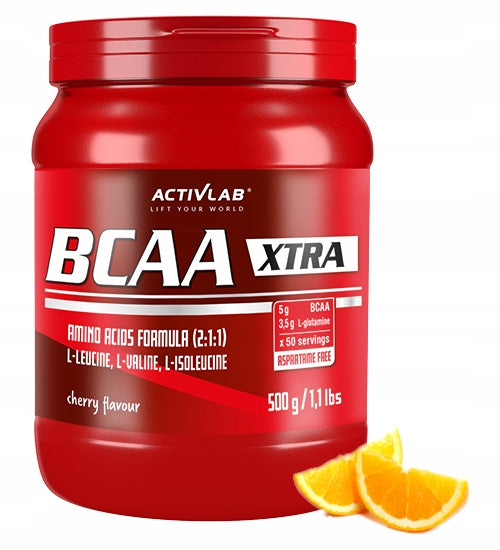 ActivLab BCAA Xtra leucine glutamine 500g orange