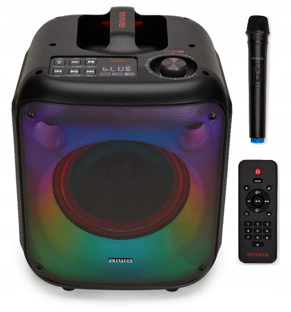 Active Column AIWA KBTUS-250 microphone BT/USB/MP3 TWS RGB 1500mAh + REMOTE CONTROL