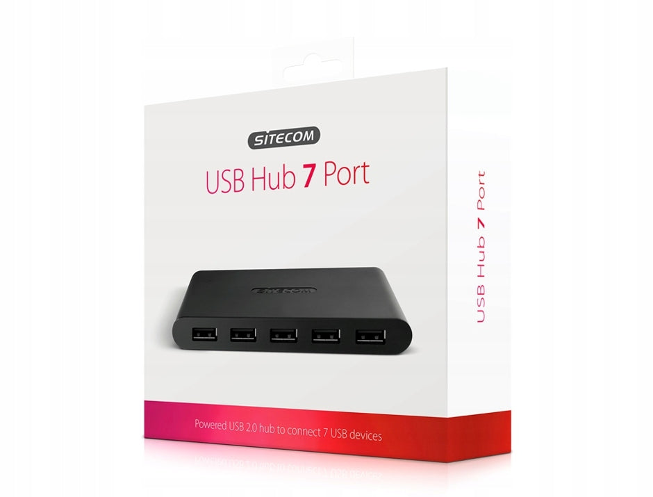 Active Hub USB Splitter Sitecom CN-082 7x Number of ports 7