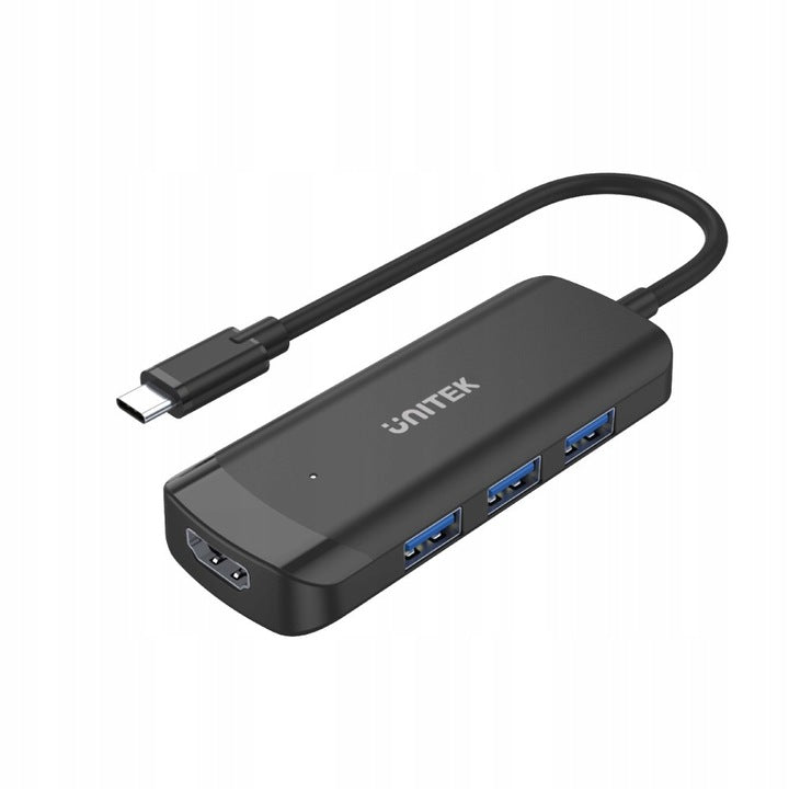 Active USB-C hub 3 x USB 3.1 HDMI 4K@30Hz Unitek