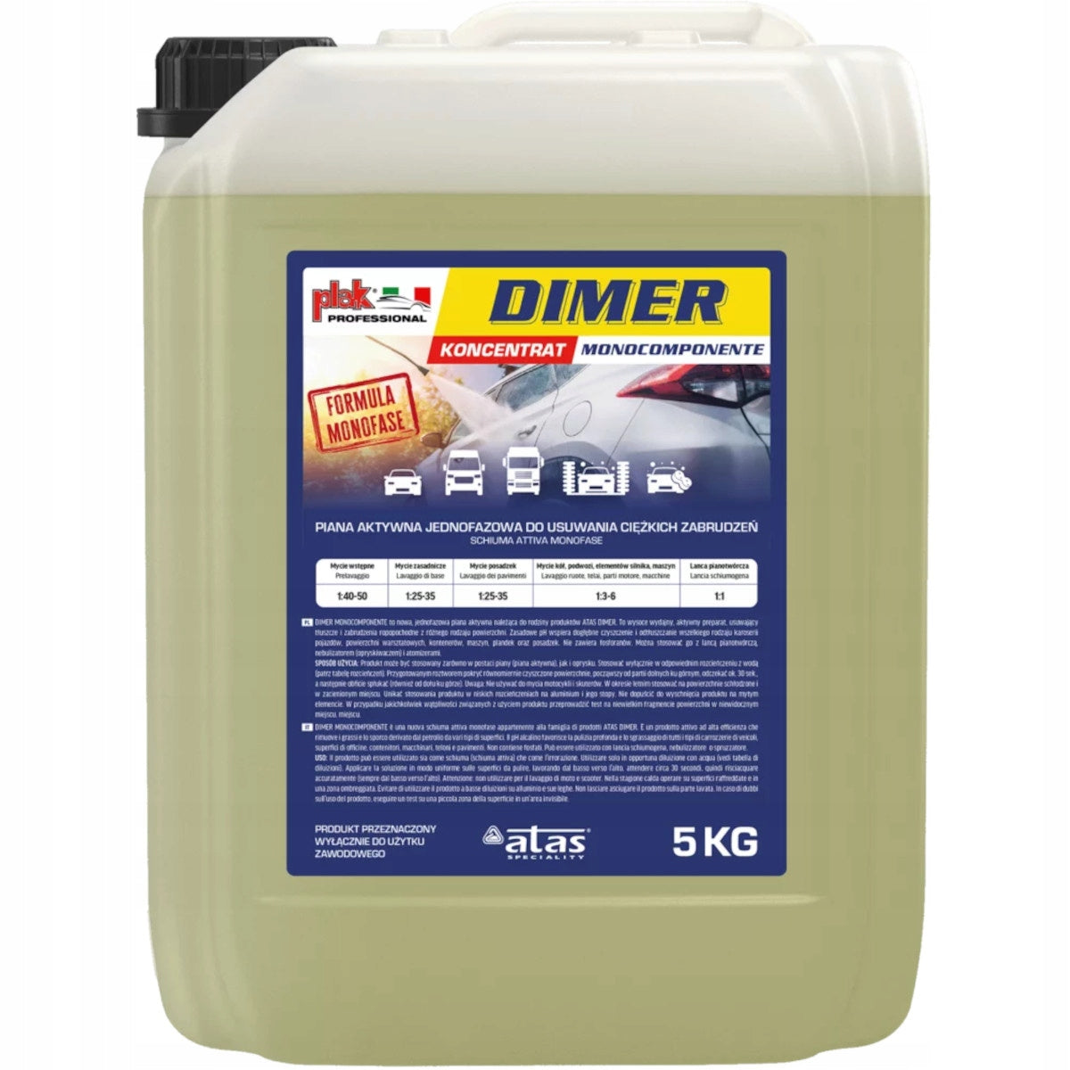 Active foam Atas Dimer Monocomponente 5 l Packaging status original