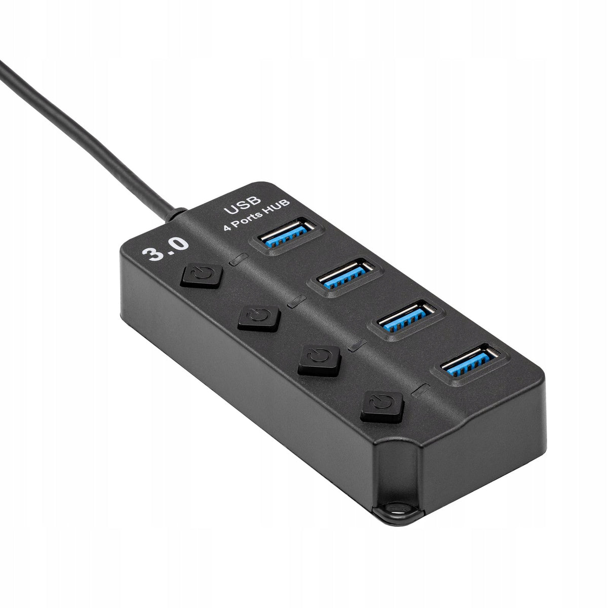 Active hub USB 3.0 - 4x USB A 3.0 Akyga AK-AD-33 Splitter circuit breakers Packaging status original