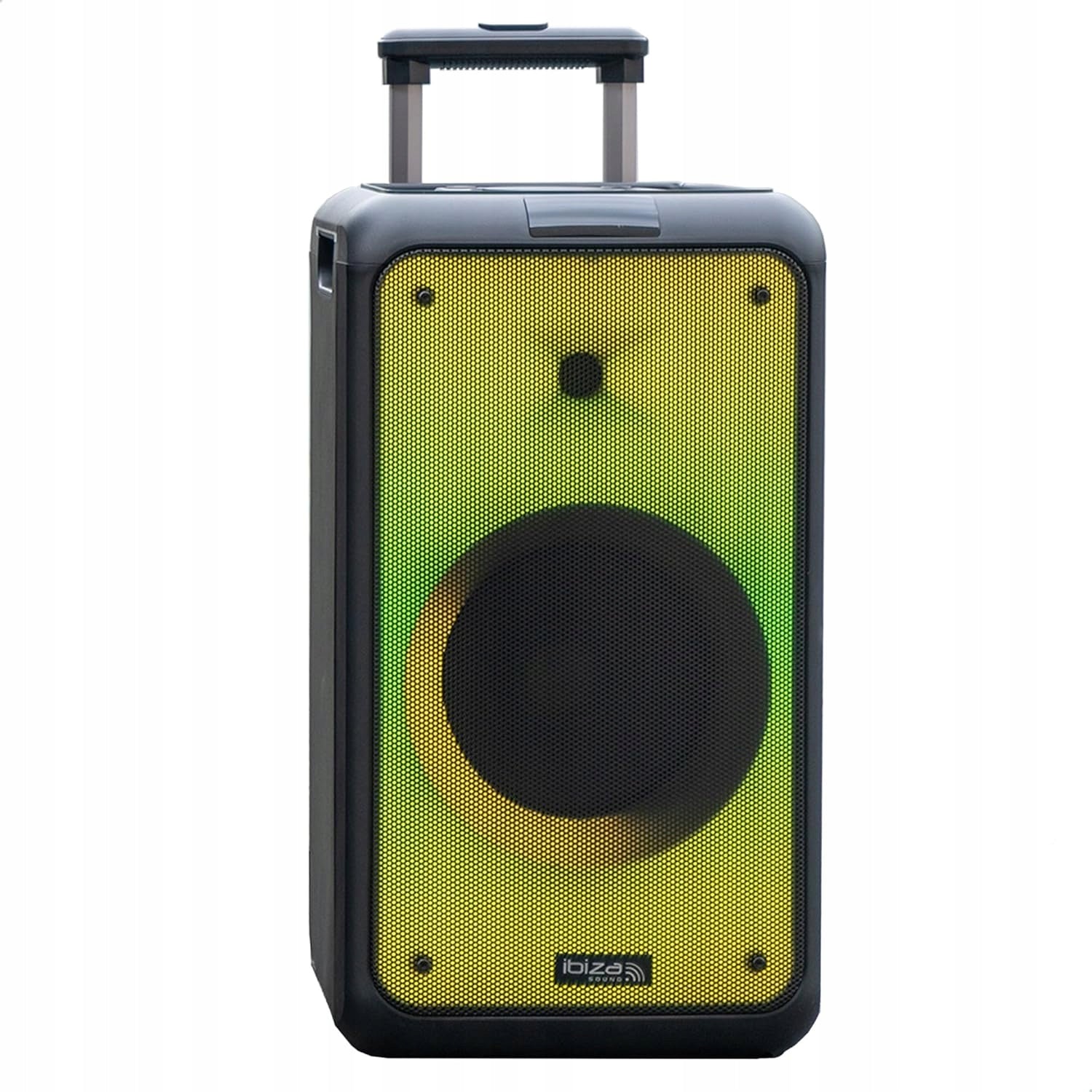 Active speaker Ibiza Street-Wave 400W 8 inches Bluetooth USB LED black Brand Ibiza