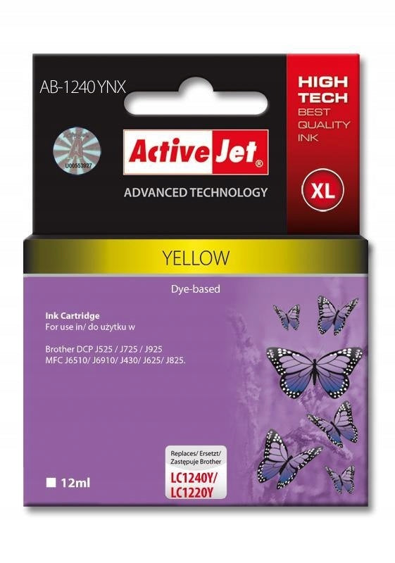 ActiveJet AB-1240YNX ink for Brother yellow (yellow)