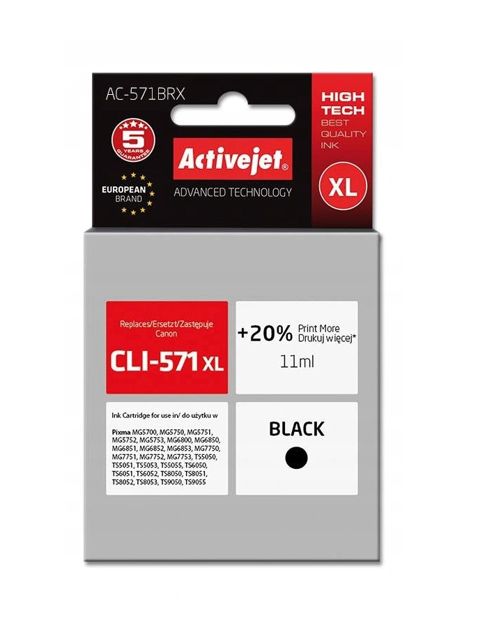 ActiveJet ink for Canon black (black)