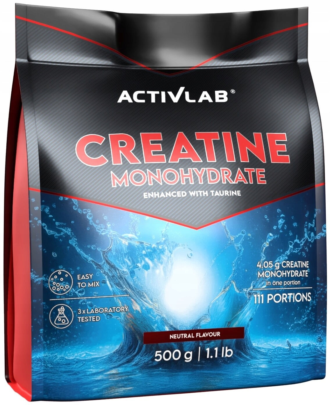Activlab Creatine Monohydrate 500g Natural