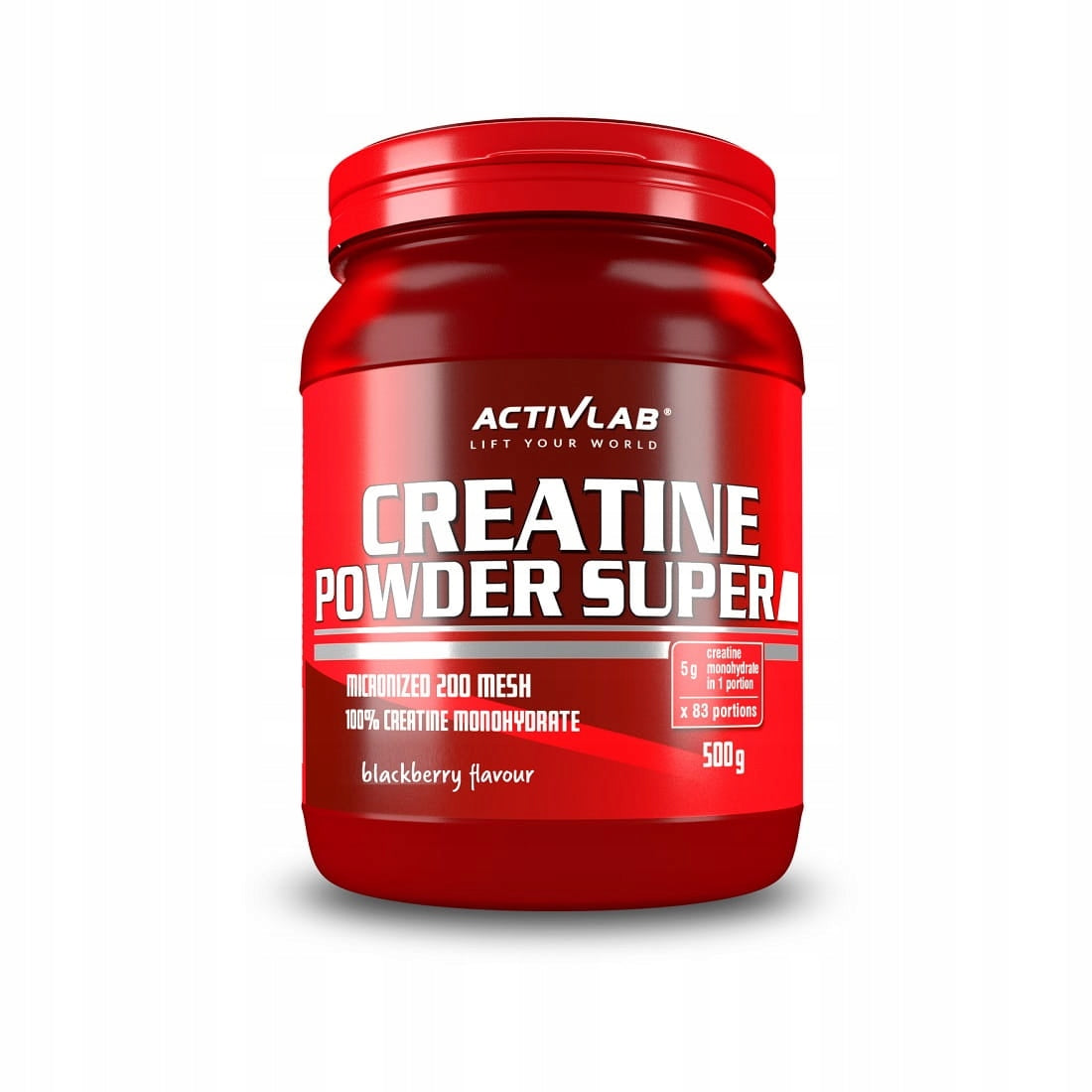 Activlab Creatine Powder Super Creatine Mono for strength and weight currant 500 g Packaging status original