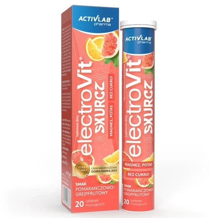 Activlab ElectroVit SHRINK 20 Effervescent Tablets Magnesium Potassium Without Sugar Packaging status original